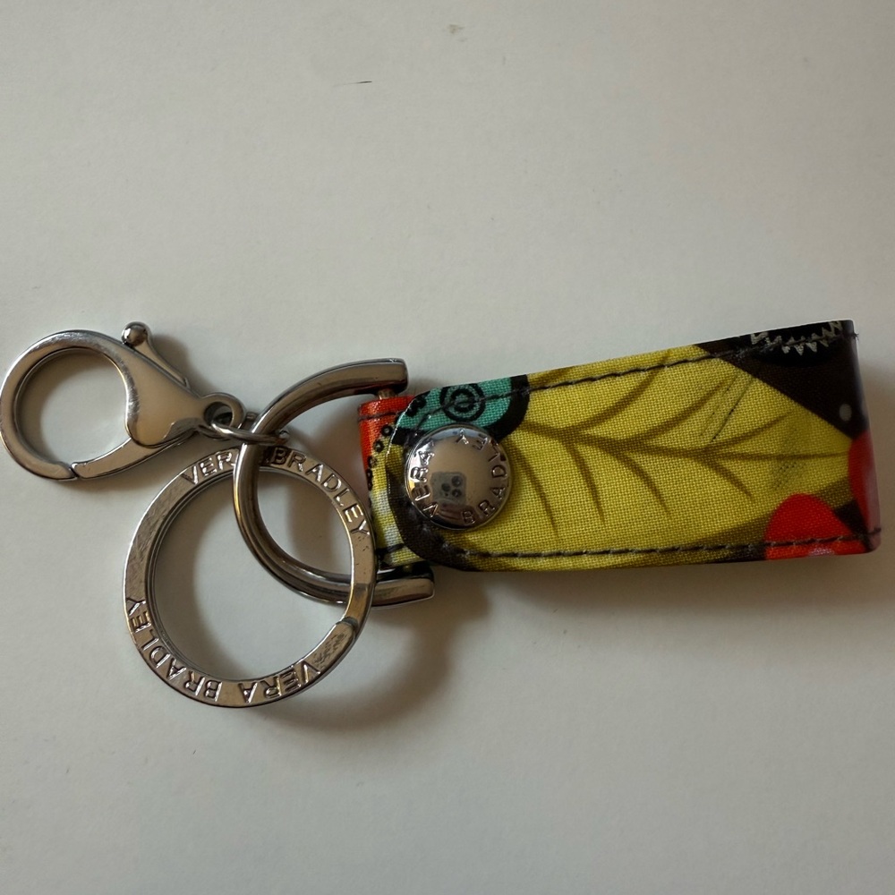 Vera Bradley Multicolor Floral Keychain
